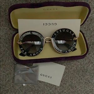 Gucci round sunglasses